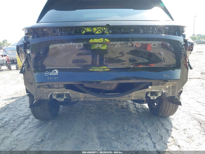 2026 Nissan Murano VIN 5N1AZ3CS4TC119869 IAAI salvage auction — REAR END, Salvage Title, sold $14,250 on 2026-08-20 (photo 6)