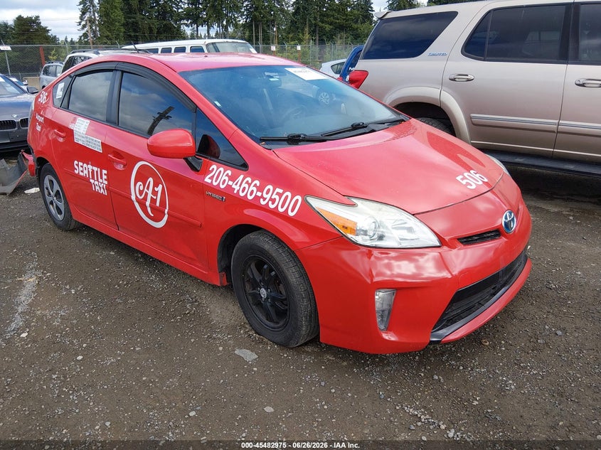 2014 Toyota Prius VIN JTDKN3DUXE0358481 IAAI salvage auction — LEFT REAR, Bill Of Sale (Washington), sold $1,350 on 2026-07-29 (photo 1)