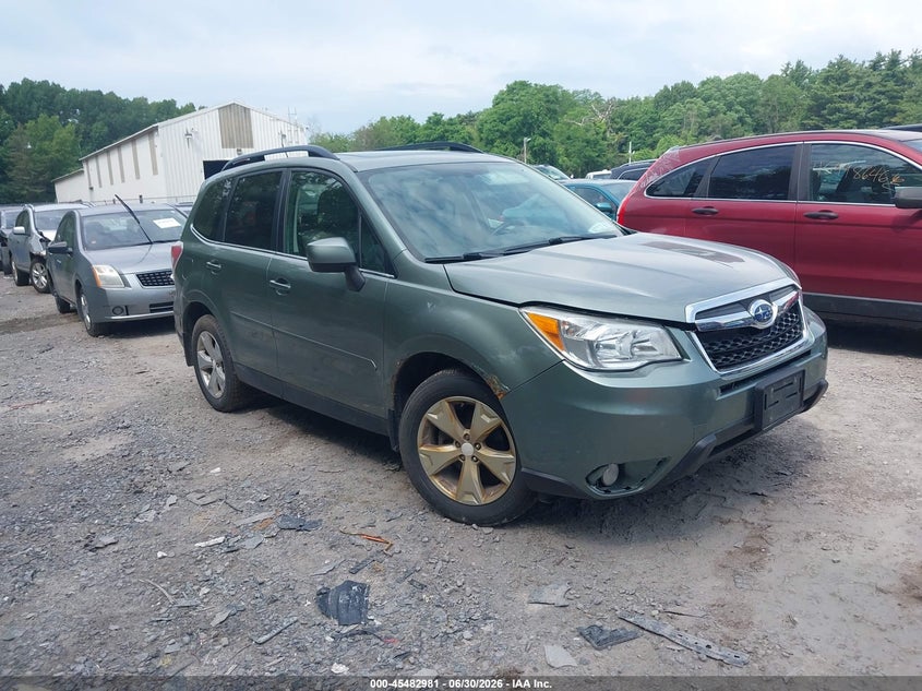 2015 Subaru Forester VIN JF2SJAKC9FH832144 IAAI salvage auction — NORMAL WEAR, Clear (New York), sold $375 on 2026-07-21 (photo 1)