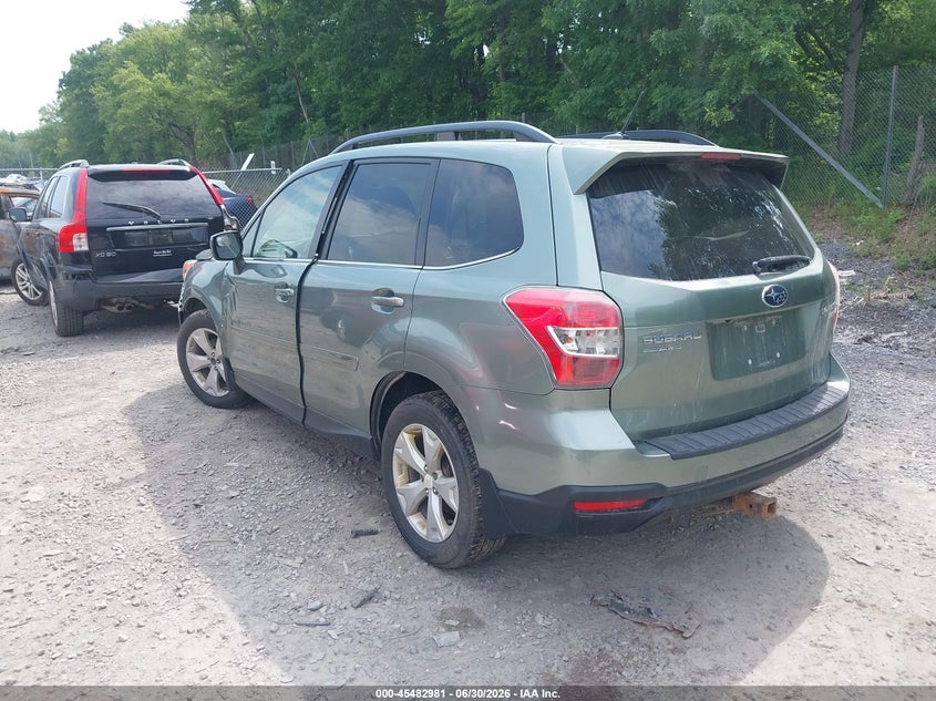 2015 Subaru Forester VIN JF2SJAKC9FH832144 IAAI salvage auction — NORMAL WEAR, Clear (New York), sold $375 on 2026-07-21 (photo 3)