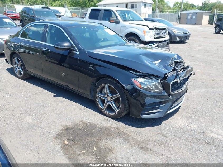 2017 Mercedes-benz E-klasse VIN WDDZF4KB2HA021682 IAAI salvage auction — FRONT END, Salvage (Pennsylvania), sold $5,950 on 2026-07-28 (photo 1)