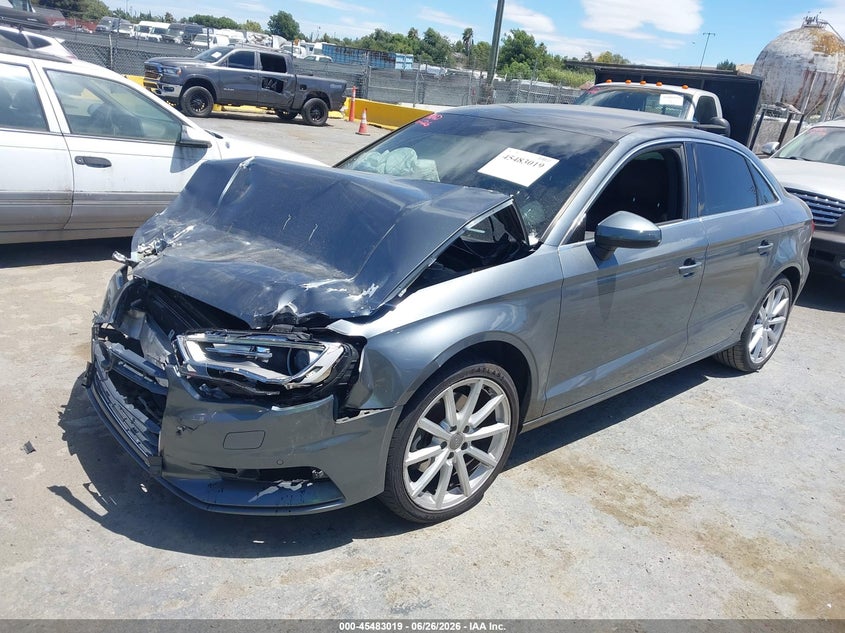 2015 Audi A3 VIN WAUCCGFF1F1030049 IAAI salvage auction — NORMAL WEAR, Salvage (California), sold $425 on 2026-07-09 (photo 2)