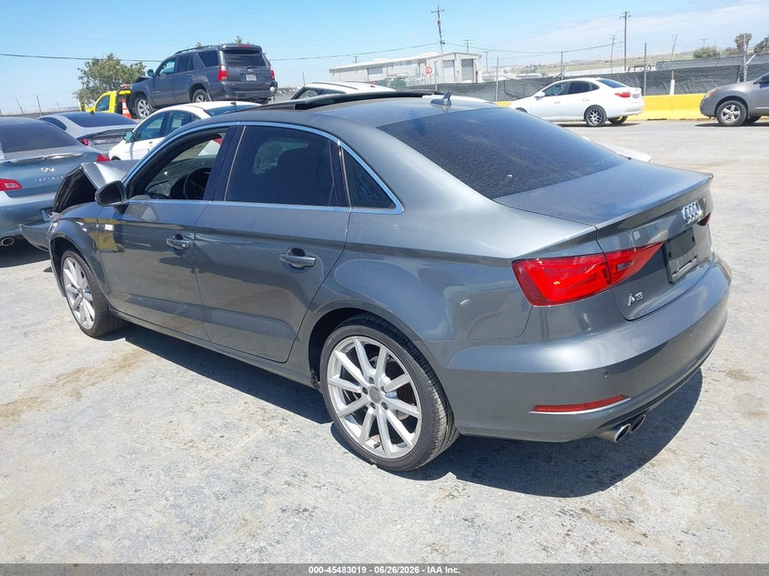 2015 Audi A3 VIN WAUCCGFF1F1030049 IAAI salvage auction — NORMAL WEAR, Salvage (California), sold $425 on 2026-07-09 (photo 3)