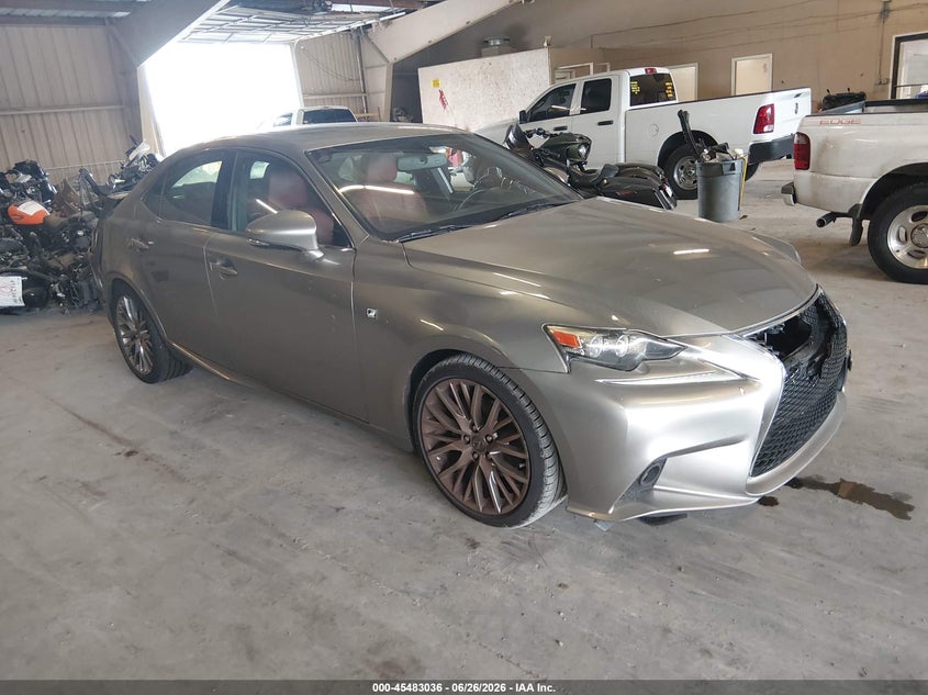 2015 Lexus Is VIN JTHBF1D23F5061569 IAAI salvage auction — FRONT & REAR, Salvage (Tennessee), sold $3,500 on 2026-07-20 (photo 1)