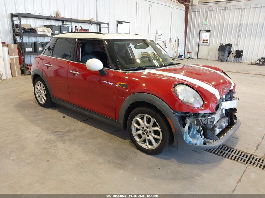 2016 Mini Hard top VIN WMWXU1C57G2D09480 IAAI salvage auction — FRONT END, Salvage (Utah), sold $125 on 2026-07-29 (photo 1)