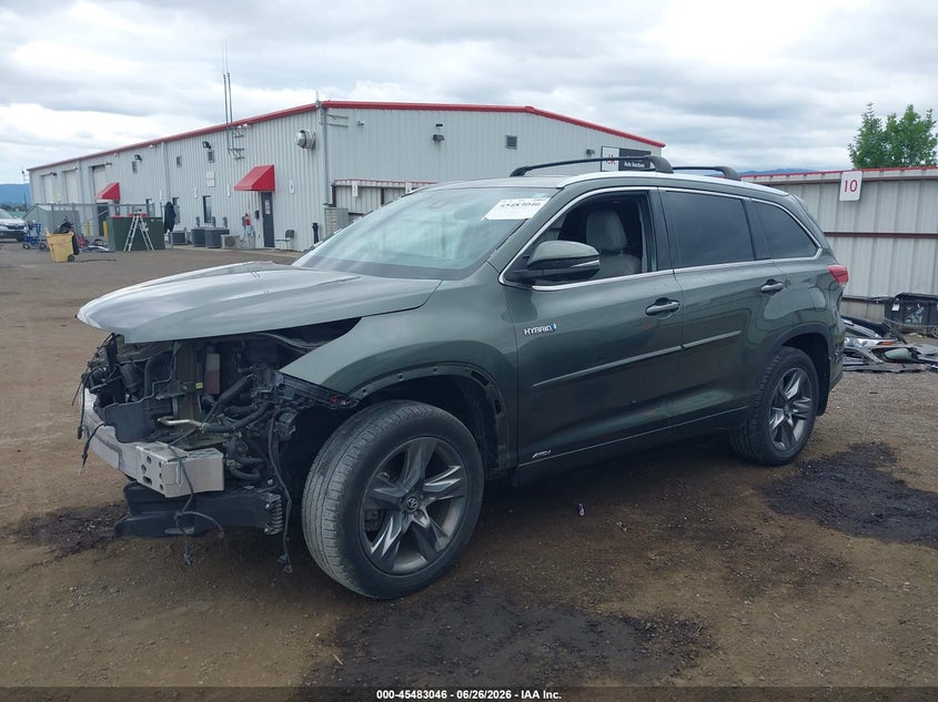2018 Toyota Highlander VIN 5TDDGRFH0JS038180 IAAI salvage auction — FRONT END, Salvage Title, sold $9,500 on 2026-07-21 (photo 2)
