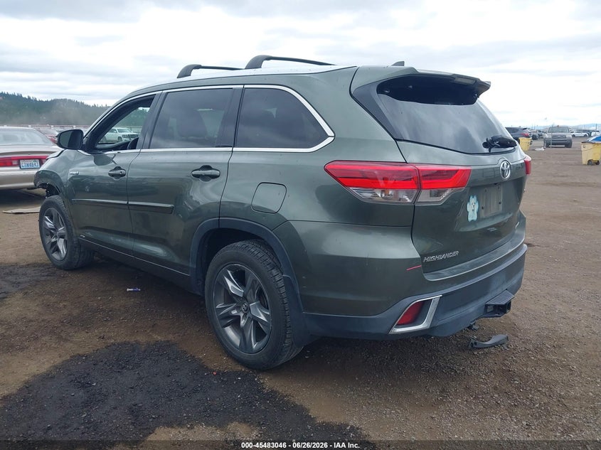 2018 Toyota Highlander VIN 5TDDGRFH0JS038180 IAAI salvage auction — FRONT END, Salvage Title, sold $9,500 on 2026-07-21 (photo 3)