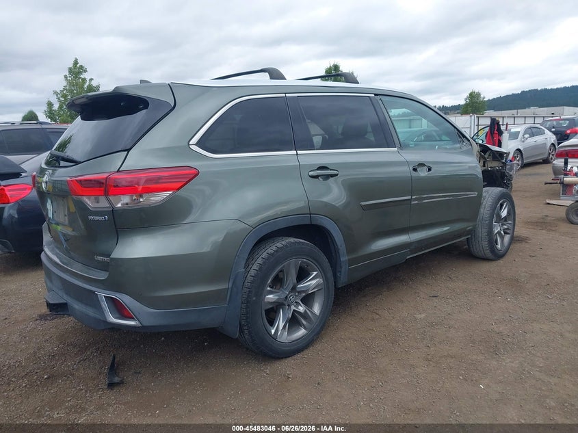 2018 Toyota Highlander VIN 5TDDGRFH0JS038180 IAAI salvage auction — FRONT END, Salvage Title, sold $9,500 on 2026-07-21 (photo 4)