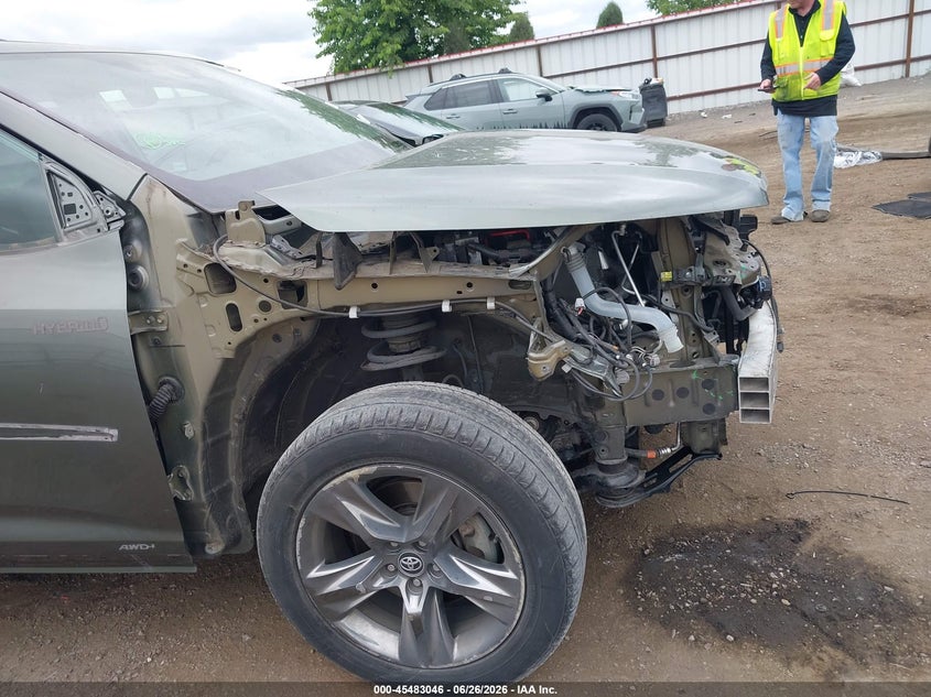 2018 Toyota Highlander VIN 5TDDGRFH0JS038180 IAAI salvage auction — FRONT END, Salvage Title, sold $9,500 on 2026-07-21 (photo 6)