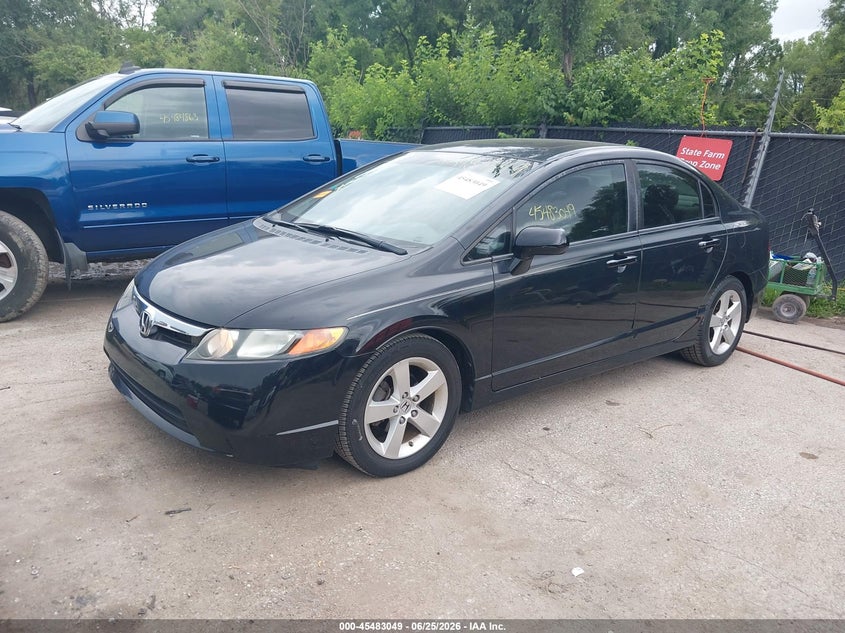 2008 Honda Civic VIN 1HGFA16978L022625 IAAI salvage auction — SIDE, Salvage (Kansas), sold $2,000 on 2026-07-12 (photo 2)