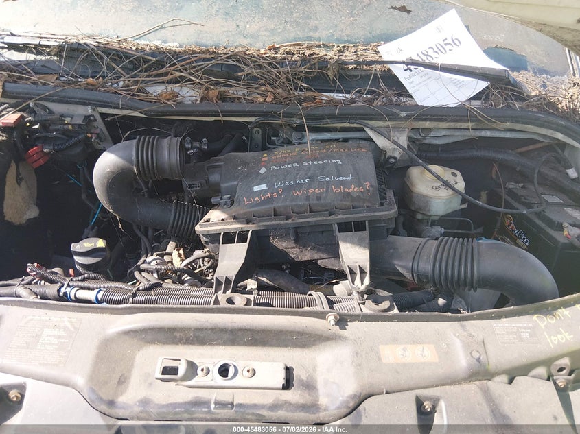2009 Dodge Sprinter VIN WD0PE745695390883 IAAI salvage auction — NORMAL WEAR, Clear (Tennessee), sold $600 on 2026-07-29 (photo 9)