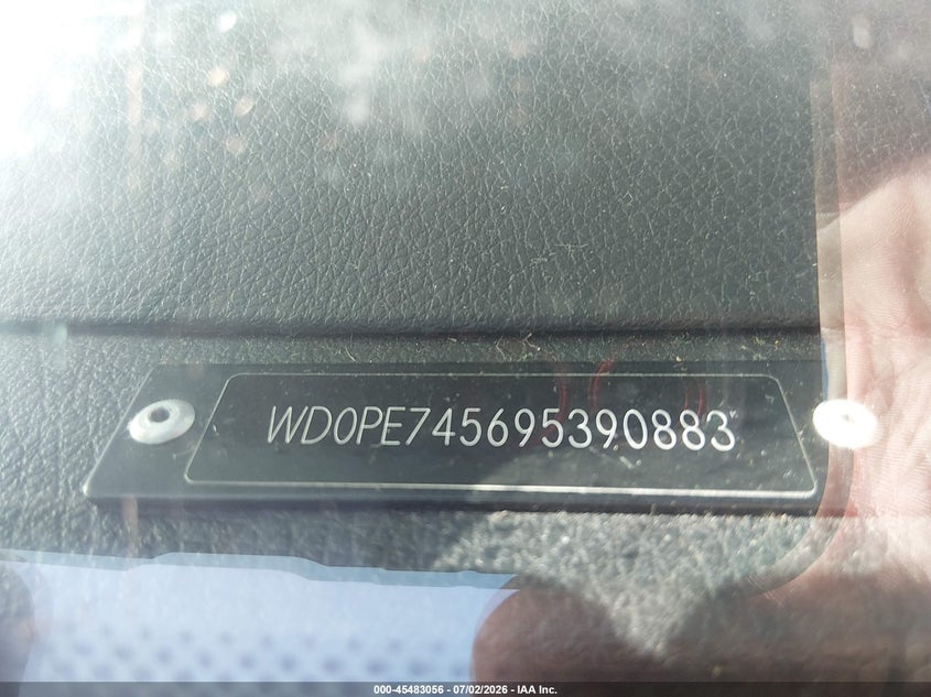 2009 Dodge Sprinter VIN WD0PE745695390883 IAAI salvage auction — NORMAL WEAR, Clear (Tennessee), sold $600 on 2026-07-29 (photo 8)