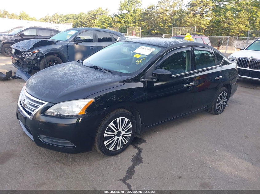 2015 Nissan Sentra VIN 3N1AB7AP4FY234081 IAAI salvage auction — REAR END, Mv-907A (New York), sold $400 on 2026-07-09 (photo 2)