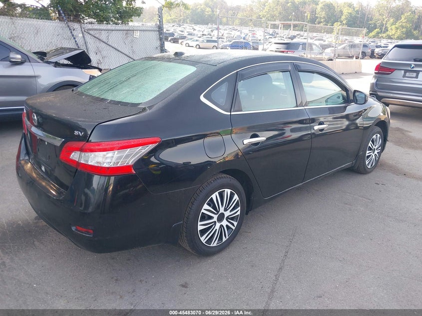 2015 Nissan Sentra VIN 3N1AB7AP4FY234081 IAAI salvage auction — REAR END, Mv-907A (New York), sold $400 on 2026-07-09 (photo 4)