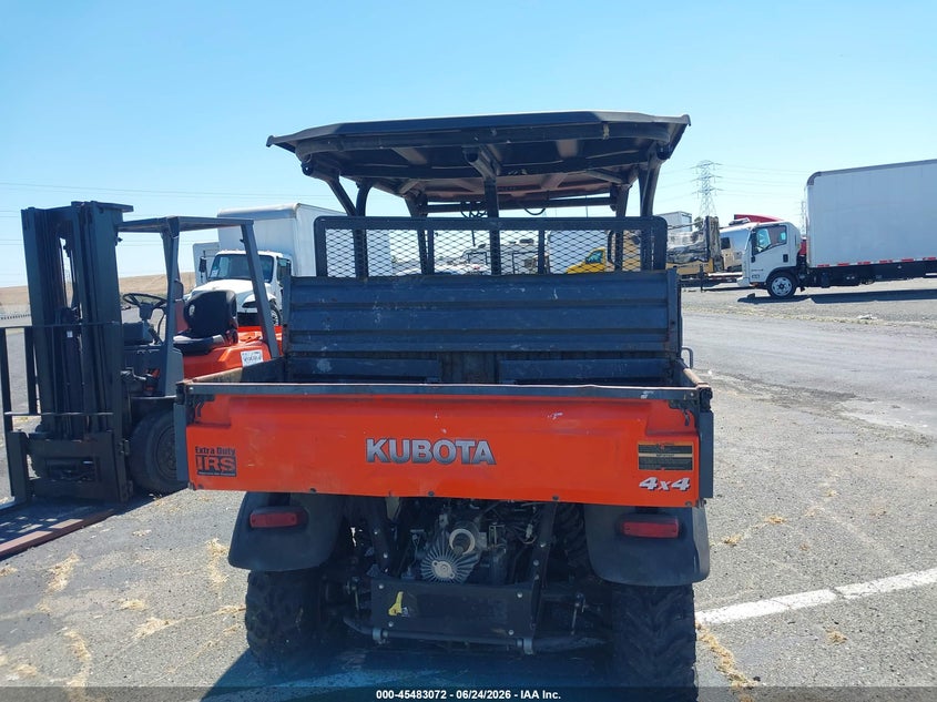 2018 Kabota Rtv900 VIN A5KD2GDBCJG023494 IAAI salvage auction — MECHANICAL, Certificate Of Origin (California), sold $850 on 2026-07-13 (photo 6)