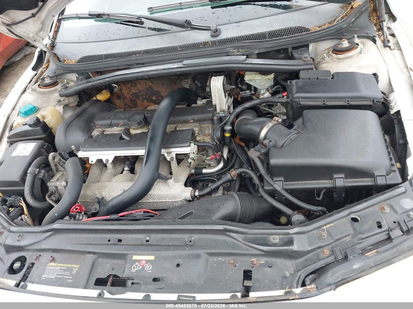2008 Volvo S60 VIN YV1RS592682679737 IAAI salvage auction — RIGHT FRONT, Clear (Massachusetts), sold $100 on 2026-08-04 (photo 9)