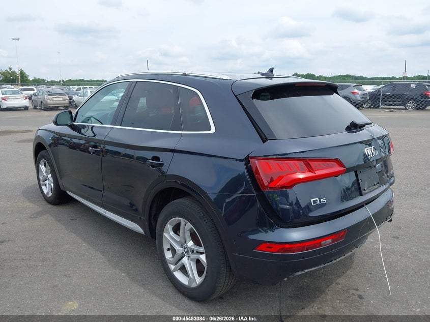 2019 Audi Q5 VIN WA1ANAFY1K2143758 IAAI salvage auction — REAR END, Salvage Title, sold $7,575 on 2026-08-26 (photo 3)