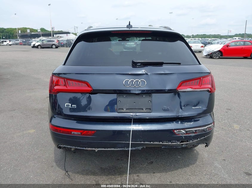 2019 Audi Q5 VIN WA1ANAFY1K2143758 IAAI salvage auction — REAR END, Salvage Title, sold $7,575 on 2026-08-26 (photo 6)