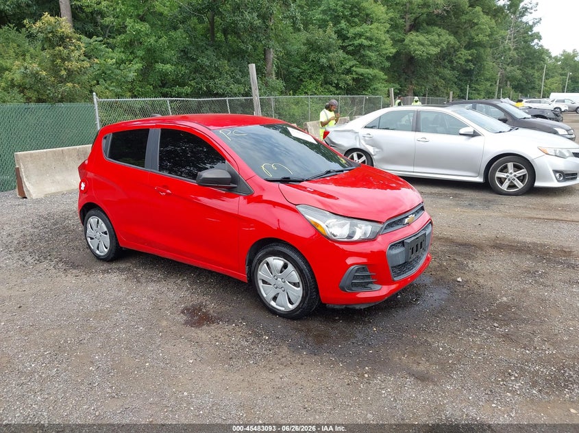 2017 Chevrolet Spark VIN KL8CB6SA9HC731139 IAAI salvage auction — LEFT SIDE, Salvage - Greater Than 75% (Maryland), sold $1,050 on 2026-07-15 (photo 1)