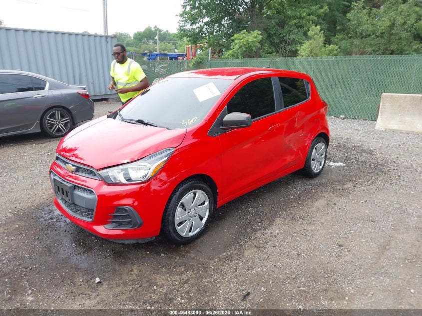 2017 Chevrolet Spark VIN KL8CB6SA9HC731139 IAAI salvage auction — LEFT SIDE, Salvage - Greater Than 75% (Maryland), sold $1,050 on 2026-07-15 (photo 2)