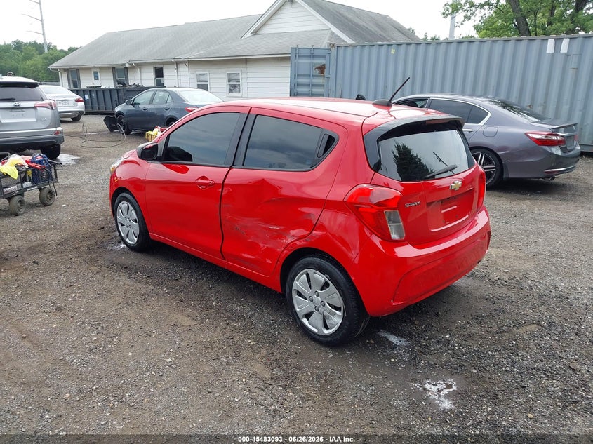2017 Chevrolet Spark VIN KL8CB6SA9HC731139 IAAI salvage auction — LEFT SIDE, Salvage - Greater Than 75% (Maryland), sold $1,050 on 2026-07-15 (photo 3)