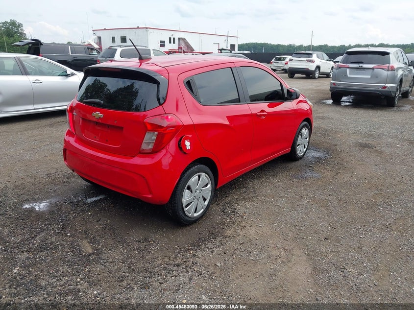 2017 Chevrolet Spark VIN KL8CB6SA9HC731139 IAAI salvage auction — LEFT SIDE, Salvage - Greater Than 75% (Maryland), sold $1,050 on 2026-07-15 (photo 4)