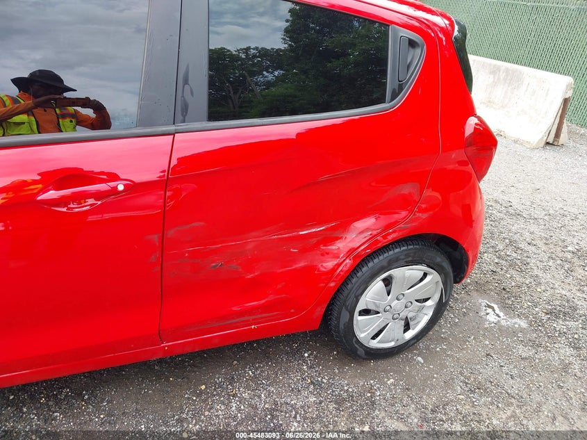 2017 Chevrolet Spark VIN KL8CB6SA9HC731139 IAAI salvage auction — LEFT SIDE, Salvage - Greater Than 75% (Maryland), sold $1,050 on 2026-07-15 (photo 6)