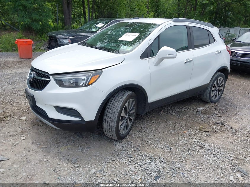 2017 Buick Encore VIN KL4CJESB5HB008840 IAAI salvage auction — RIGHT REAR, Mv-907A (New York), sold $425 on 2026-07-14 (photo 2)