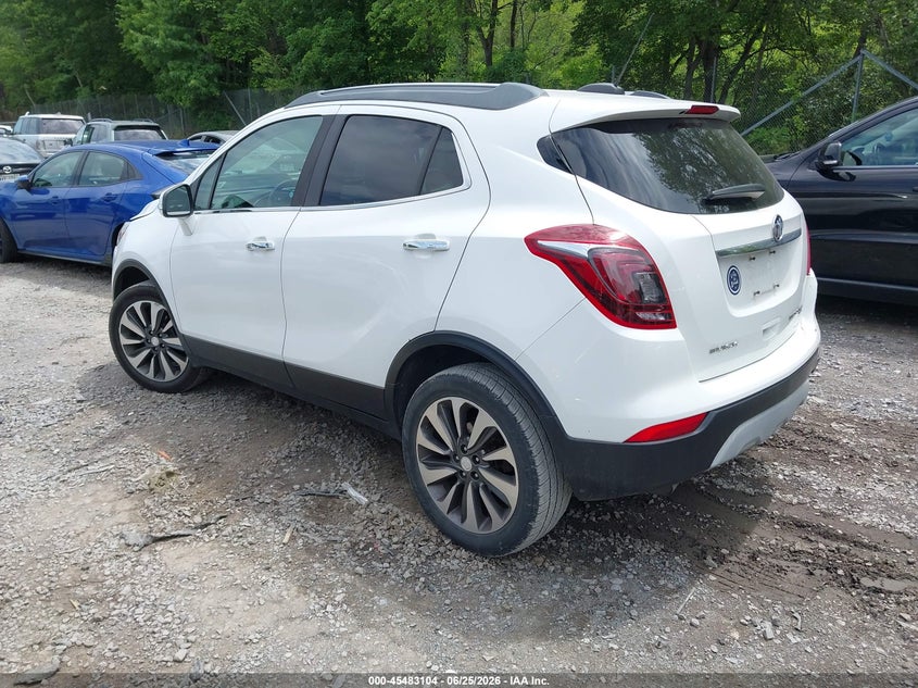 2017 Buick Encore VIN KL4CJESB5HB008840 IAAI salvage auction — RIGHT REAR, Mv-907A (New York), sold $425 on 2026-07-14 (photo 3)
