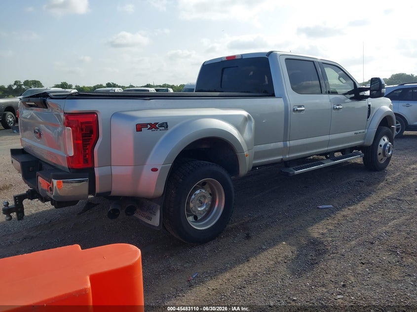 2017 Ford F450 VIN 1FT8W4DT1HEB90306 IAAI salvage auction — NORMAL WEAR, Original (Texas), sold $9,075 on 2026-07-07 (photo 4)