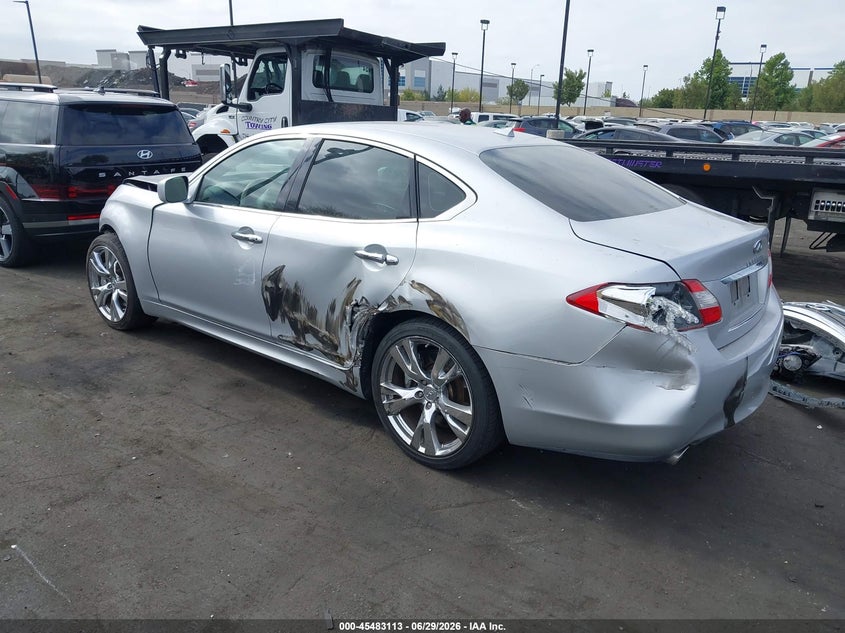 2013 Infiniti M VIN JN1BY1AP1DM513844 IAAI salvage auction — LEFT SIDE, Salvage Title, sold $1,000 on 2026-07-17 (photo 3)