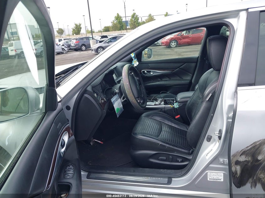 2013 Infiniti M VIN JN1BY1AP1DM513844 IAAI salvage auction — LEFT SIDE, Salvage Title, sold $1,000 on 2026-07-17 (photo 5)