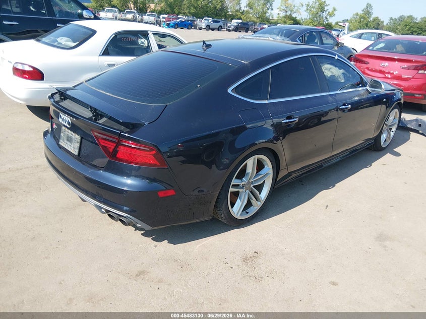2016 Audi S7 VIN WAUW2AFC2GN100557 IAAI salvage auction — FRONT END, Salvage (Ohio), sold $2,750 on 2026-07-28 (photo 4)