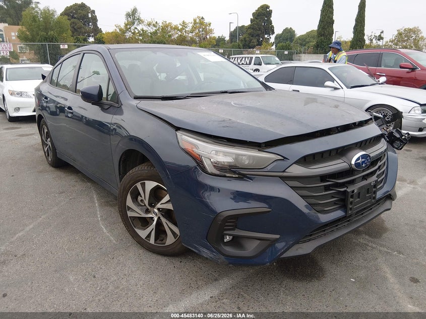 2025 Subaru LEGACY VIN 4S3BWAF63S3006868 IAAI salvage auction — LEFT FRONT, Salvage (California), sold $4,500 on 2026-07-11 (photo 1)