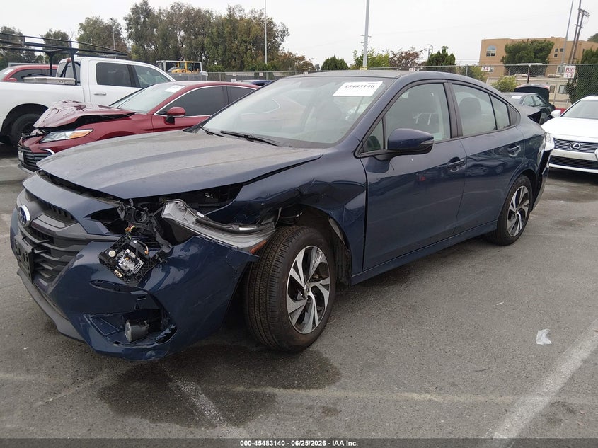 2025 Subaru LEGACY VIN 4S3BWAF63S3006868 IAAI salvage auction — LEFT FRONT, Salvage (California), sold $4,500 on 2026-07-11 (photo 2)