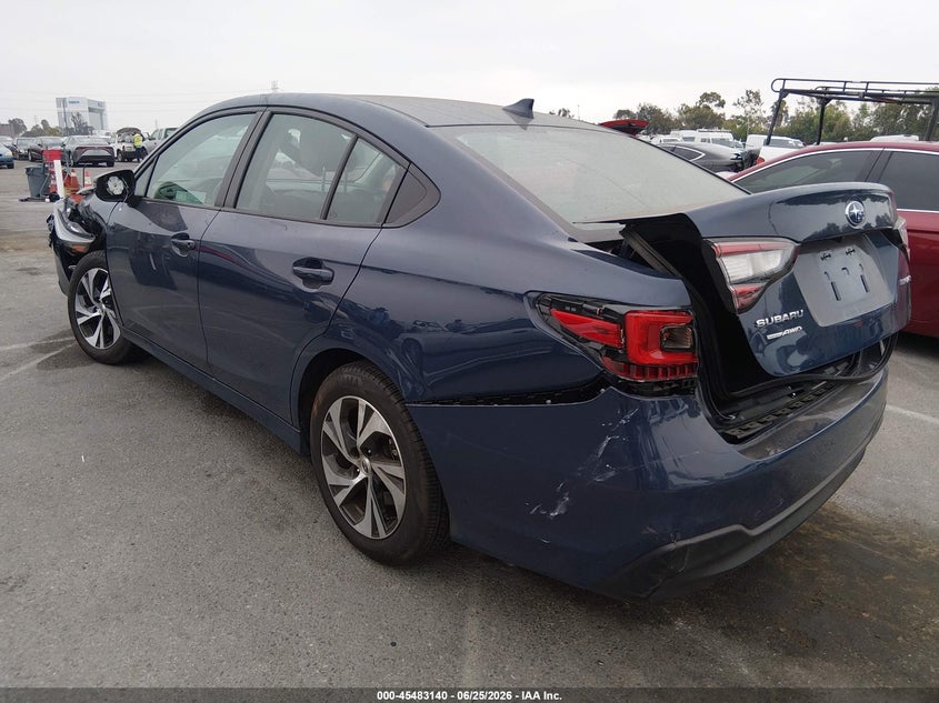 2025 Subaru LEGACY VIN 4S3BWAF63S3006868 IAAI salvage auction — LEFT FRONT, Salvage (California), sold $4,500 on 2026-07-11 (photo 3)