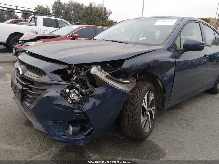 2025 Subaru LEGACY VIN 4S3BWAF63S3006868 IAAI salvage auction — LEFT FRONT, Salvage (California), sold $4,500 on 2026-07-11 (photo 6)