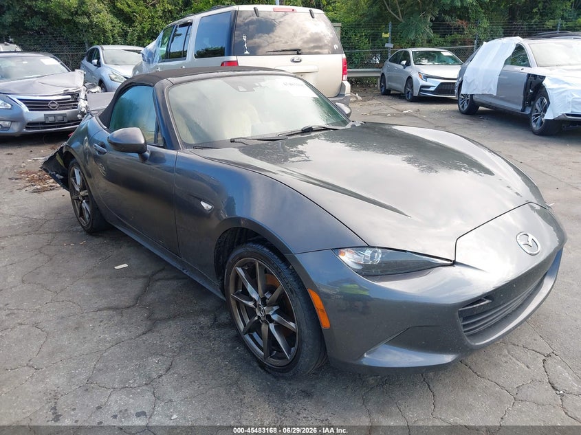 2016 Mazda Mx-5 VIN JM1NDAD75G0109829 IAAI salvage auction — REAR END, Salvage (North Carolina), sold $1,550 on 2026-07-23 (photo 1)