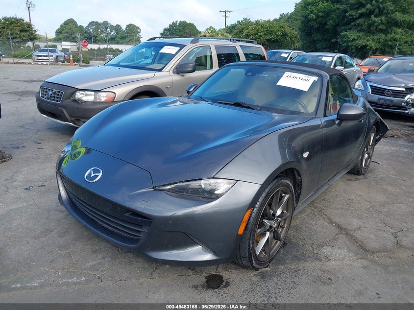 2016 Mazda Mx-5 VIN JM1NDAD75G0109829 IAAI salvage auction — REAR END, Salvage (North Carolina), sold $1,550 on 2026-07-23 (photo 2)