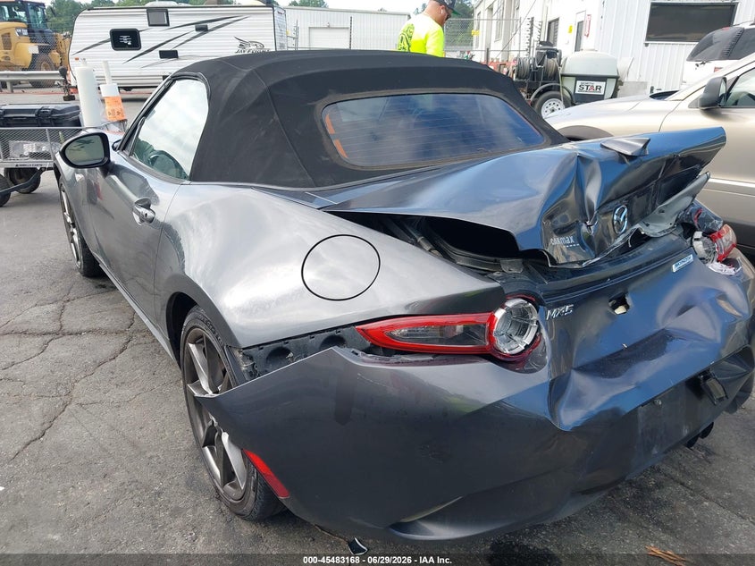 2016 Mazda Mx-5 VIN JM1NDAD75G0109829 IAAI salvage auction — REAR END, Salvage (North Carolina), sold $1,550 on 2026-07-23 (photo 3)