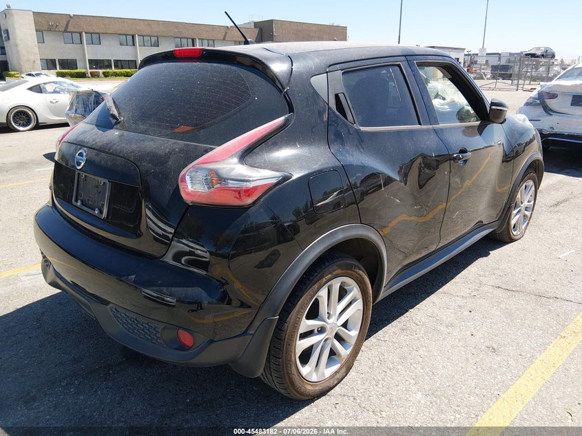 2016 Nissan Juke VIN JN8AF5MRXGT604175 IAAI salvage auction — FRONT END, Salvage (California), sold $100 on 2026-07-28 (photo 4)