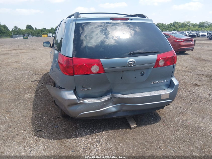 2007 Toyota Sienna VIN 5TDZK23C27S001029 IAAI salvage auction — REAR END, Salvage (Ohio), sold $525 on 2026-07-29 (photo 6)
