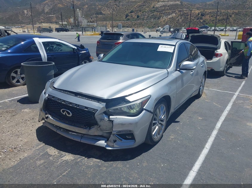 2020 Infiniti Q50 VIN JN1EV7AP6LM208010 IAAI salvage auction — NORMAL WEAR, Salvage Title - Dealer (California), sold $3,350 on 2026-07-29 (photo 2)