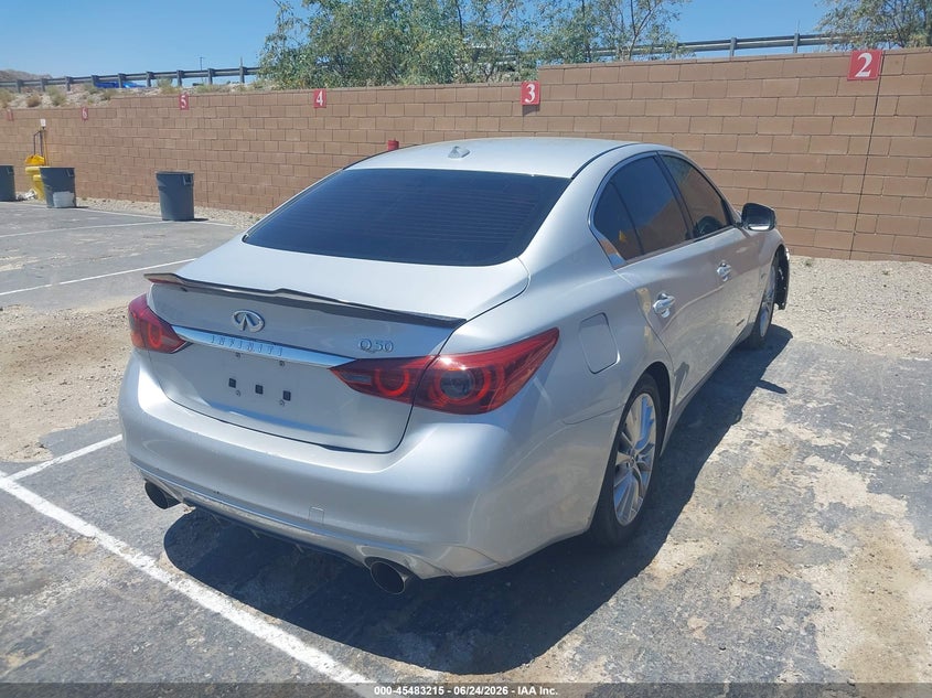 2020 Infiniti Q50 VIN JN1EV7AP6LM208010 IAAI salvage auction — NORMAL WEAR, Salvage Title - Dealer (California), sold $3,350 on 2026-07-29 (photo 4)
