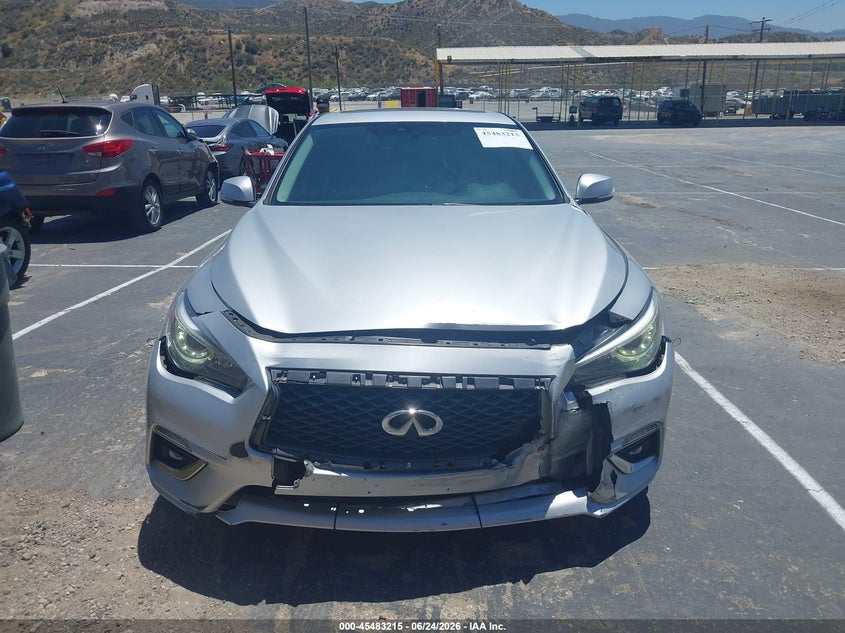 2020 Infiniti Q50 VIN JN1EV7AP6LM208010 IAAI salvage auction — NORMAL WEAR, Salvage Title - Dealer (California), sold $3,350 on 2026-07-29 (photo 6)