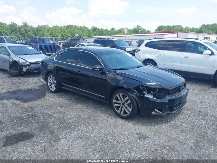 2017 Volkswagen Passat VIN 1VWCT7A3XHC029860 IAAI salvage auction — FRONT END, Salvage - 75% Or Less (Maryland), sold $1,900 on 2026-07-09 (photo 1)