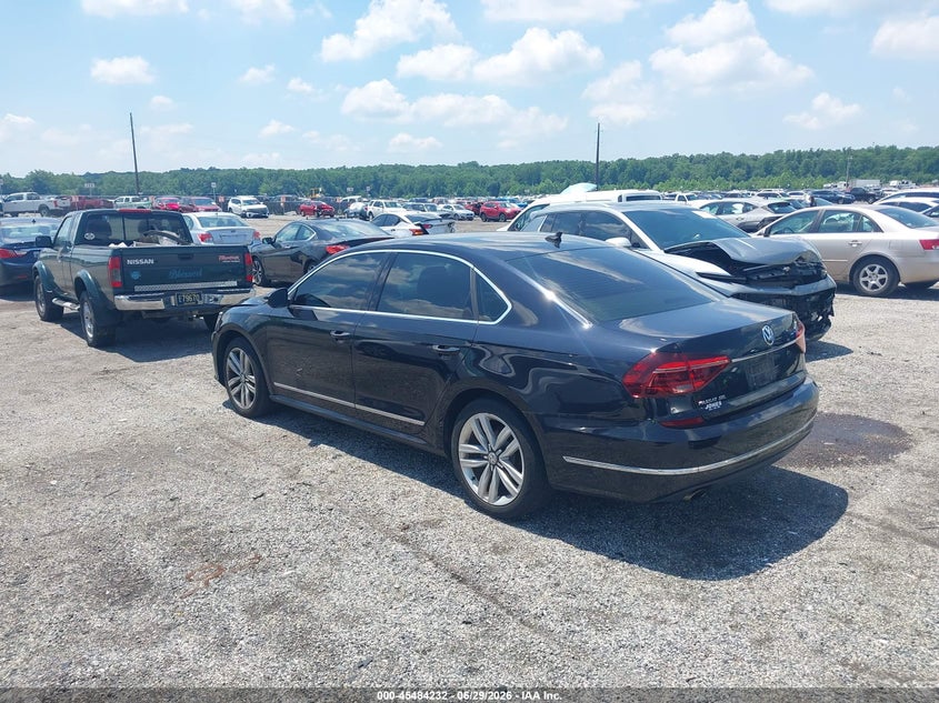 2017 Volkswagen Passat VIN 1VWCT7A3XHC029860 IAAI salvage auction — FRONT END, Salvage - 75% Or Less (Maryland), sold $1,900 on 2026-07-09 (photo 3)