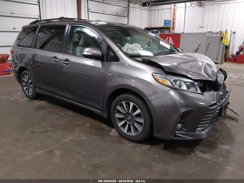 2018 Toyota Sienna VIN 5TDDZ3DC9JS199545 IAAI salvage auction — FRONT END, Junk Bill Of Sale Mv2459 (Wisconsin), sold $25 on 2026-07-21 (photo 1)