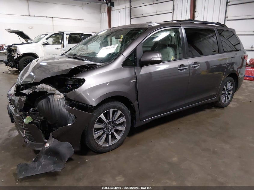 2018 Toyota Sienna VIN 5TDDZ3DC9JS199545 IAAI salvage auction — FRONT END, Junk Bill Of Sale Mv2459 (Wisconsin), sold $25 on 2026-07-21 (photo 2)