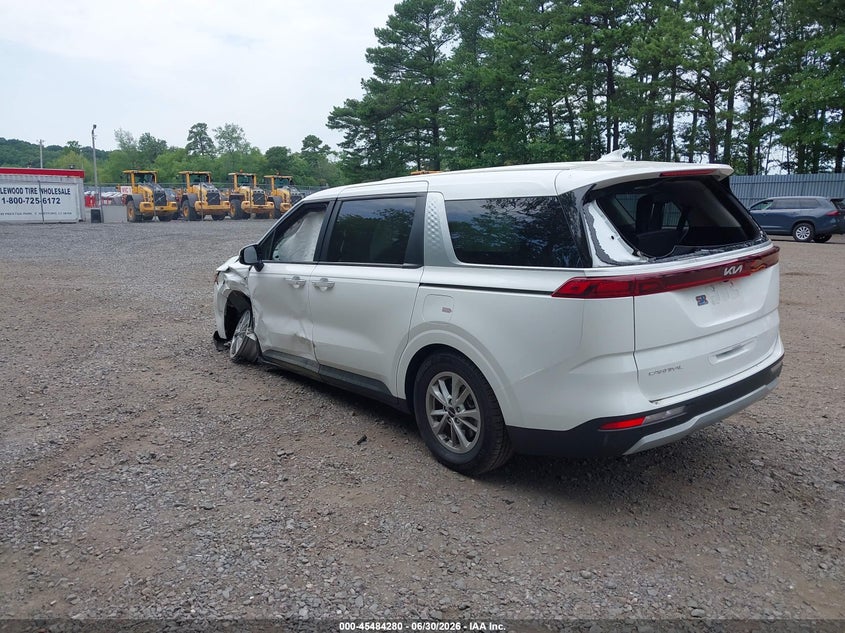 2024 Kia Carnival VIN KNDNB4H36R6329799 IAAI salvage auction — LEFT SIDE, Salvage Title, sold $8,800 on 2026-07-29 (photo 3)